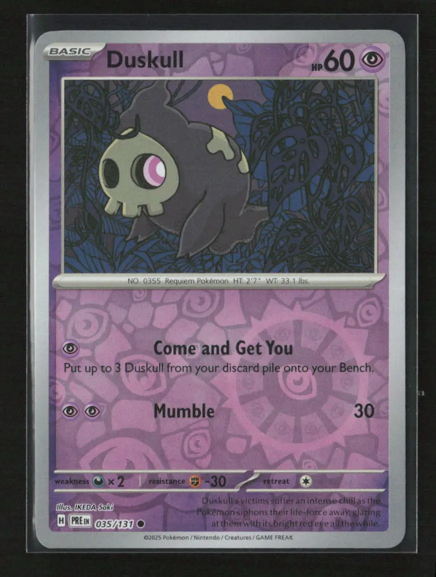 Duskull Common Sv: Prismatic Evolutions 035/131 Nm 1
