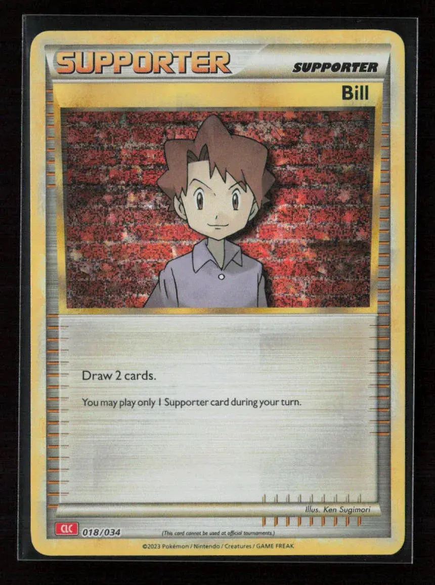 Bill (Clv) Classic Collection Trading Card Game Classic 018/034 Nm 1