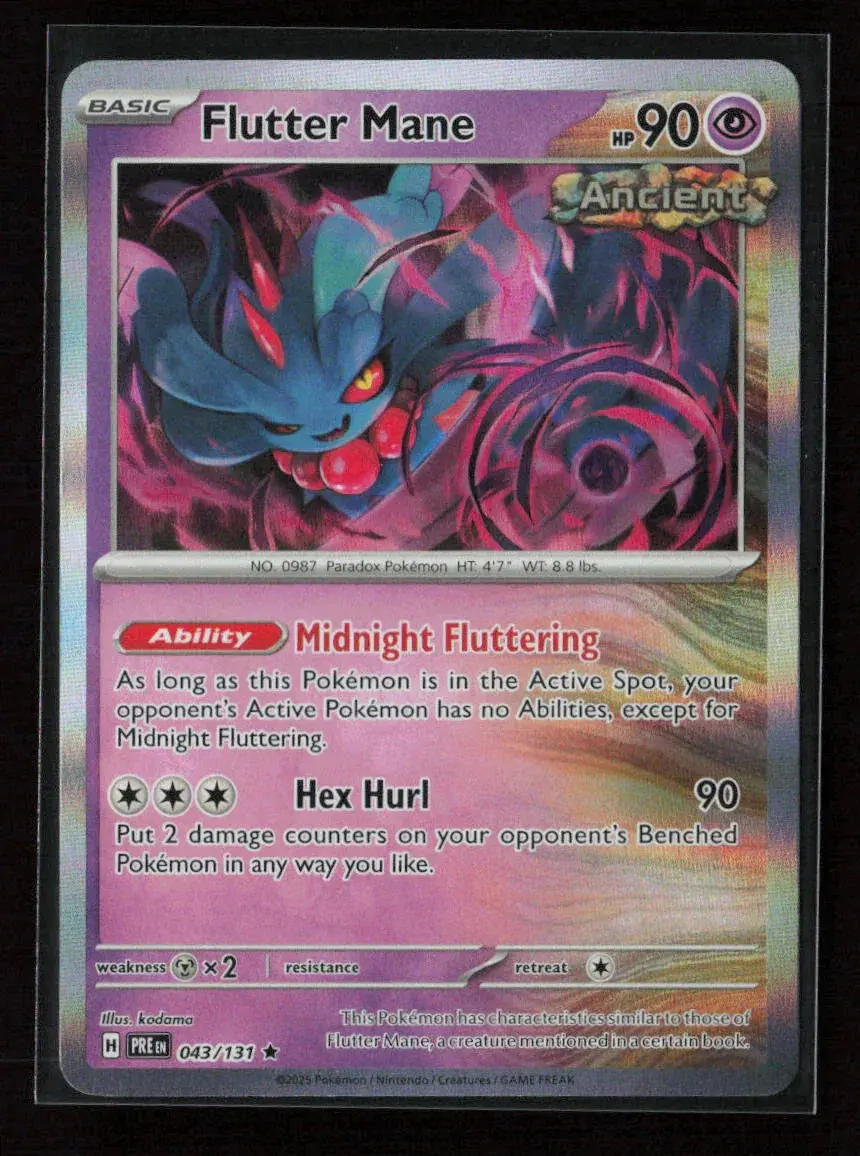 Flutter Mane (Poke Ball Pattern) Rare Sv: Prismatic Evolutions 043/131 Nm 1