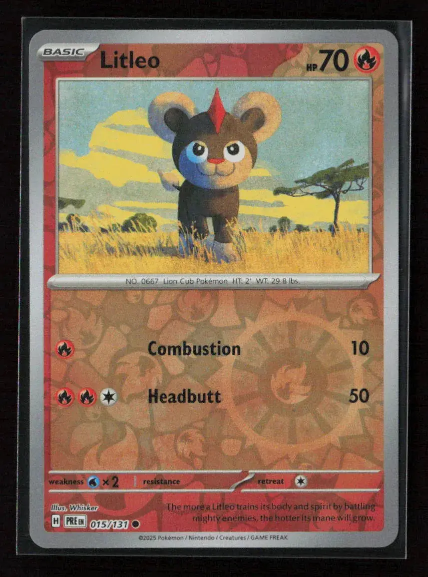 Litleo Common Sv: Prismatic Evolutions 015/131 Nm 1