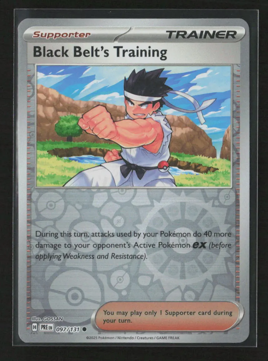 Black Belt's Training - Common Sv: Prismatic Evolutions 097/131 Nm 1