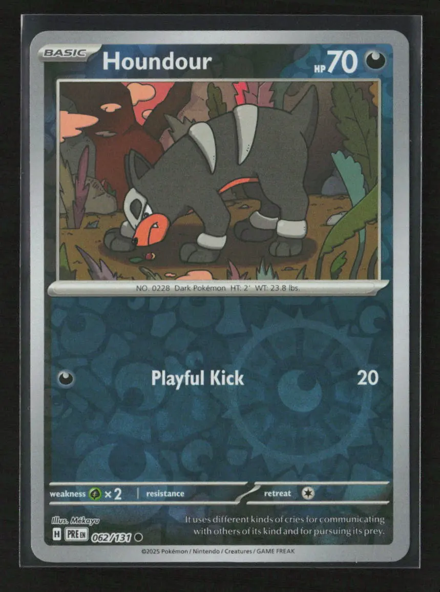 Houndour Common Sv: Prismatic Evolutions 062/131 Nm 1