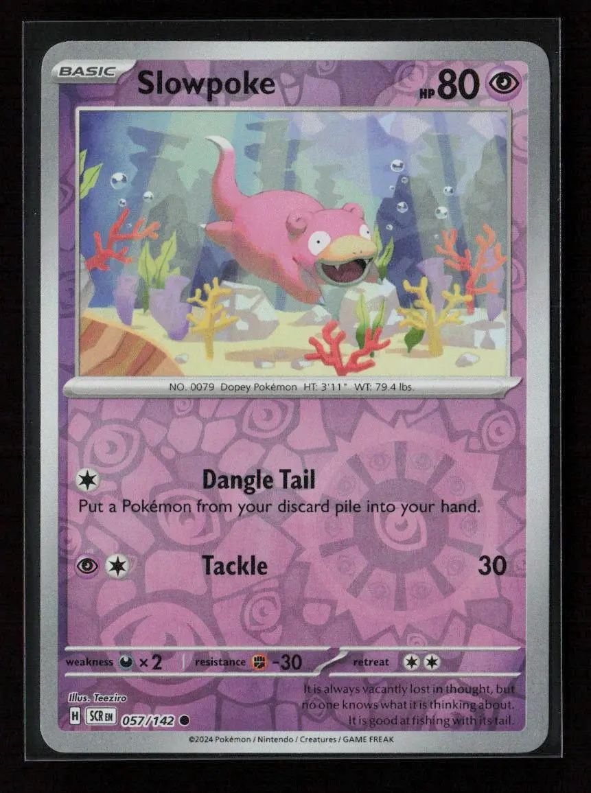 Slowpoke Common Sv07: Stellar Crown 057/142 Nm 1