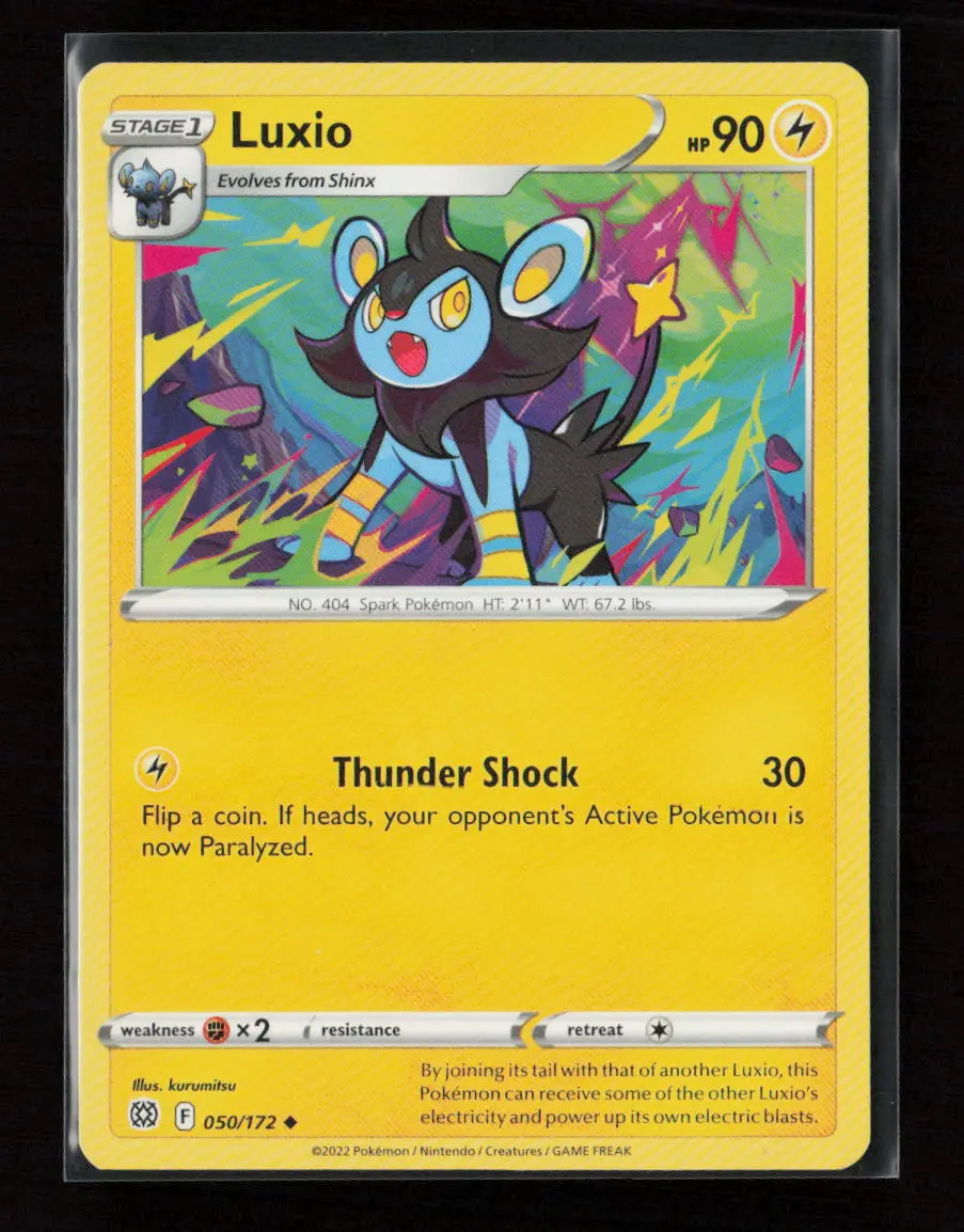 Luxio Uncommon Swsh09: Brilliant Stars 050/172 Lp 1