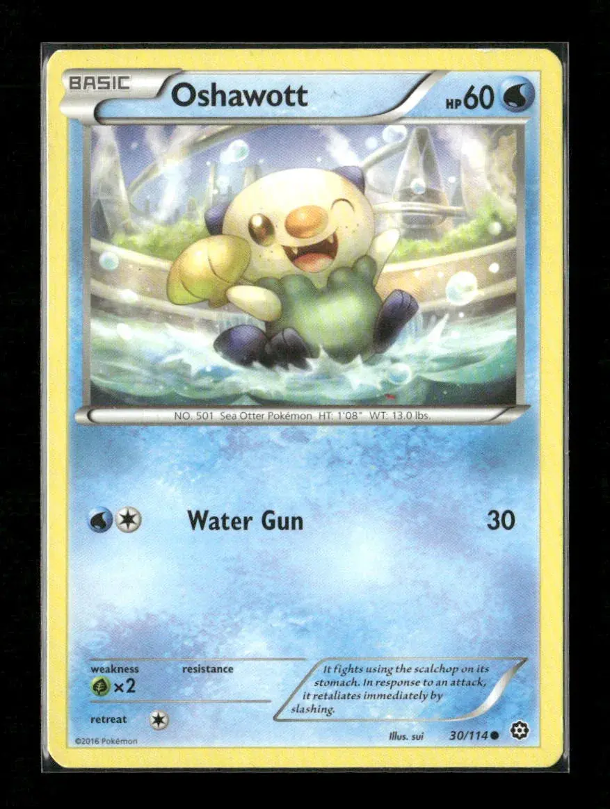 Oshawott Common Xy - Steam Siege 30/114 Lp 1