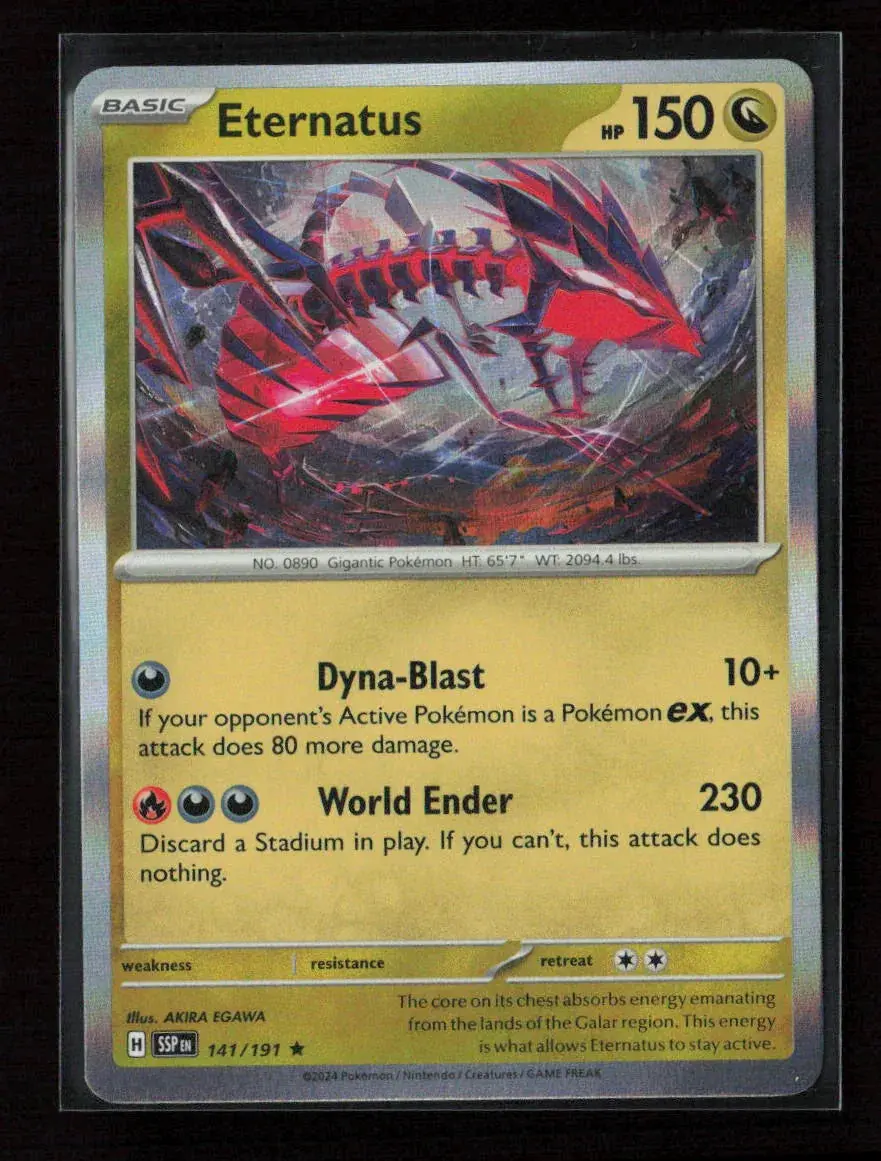 Eternatus Rare Sv08: Surging Sparks 141/191 Nm 1