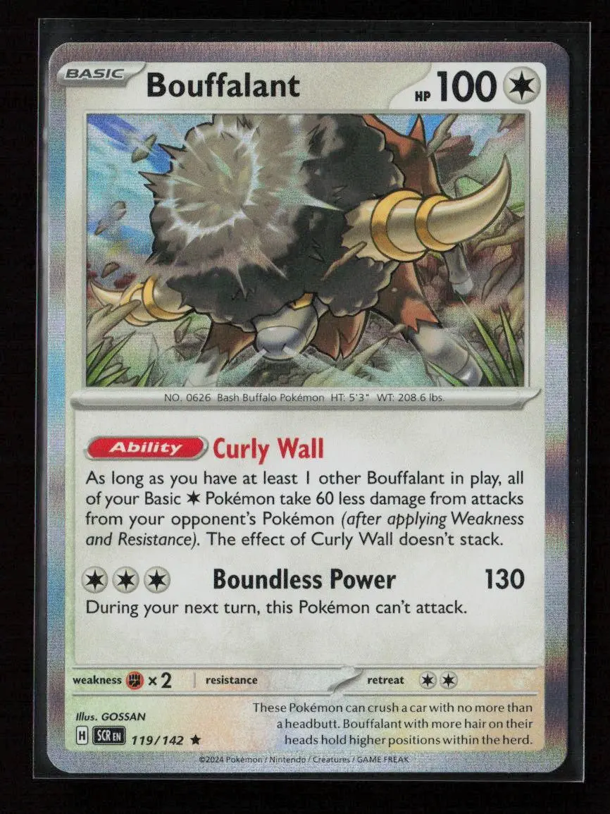 Bouffalant Rare Deck Exclusives 119/142 Nm 1