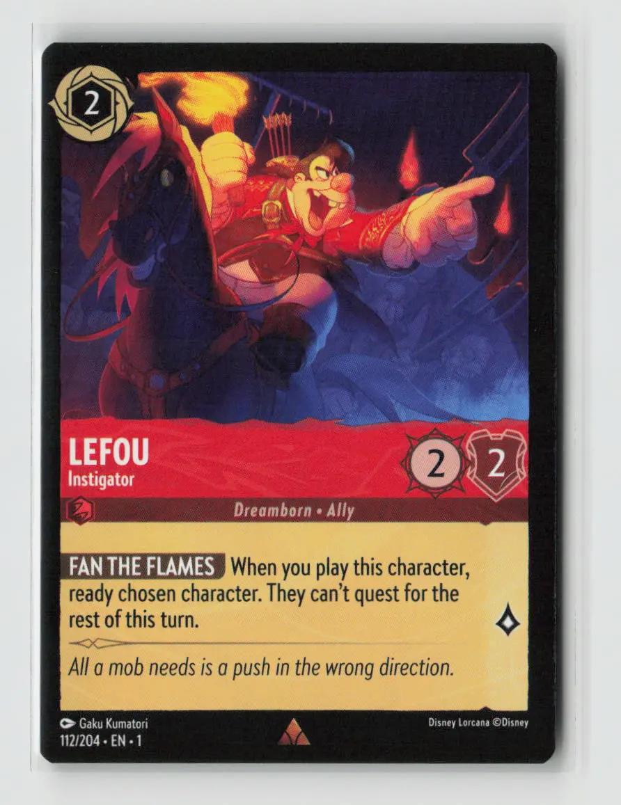 Lefou - Instigator Rare The First Chapter 112/204 Nm 1