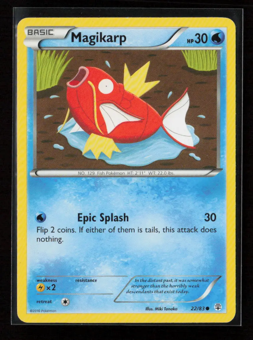 Magikarp Common Generations 22/83 Lp 1