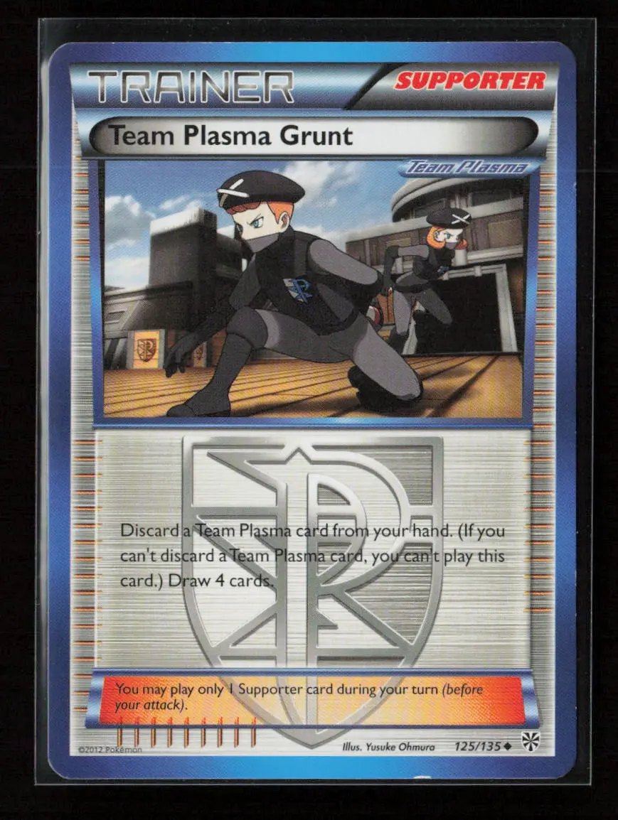 Team Plasma Grunt (Team Plasma) Uncommon Plasma Storm 125/135 Mp 1