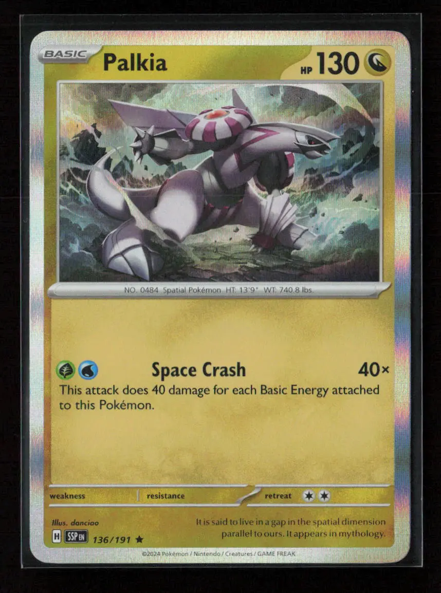 Palkia Rare Sv08: Surging Sparks 136/191 Nm 1