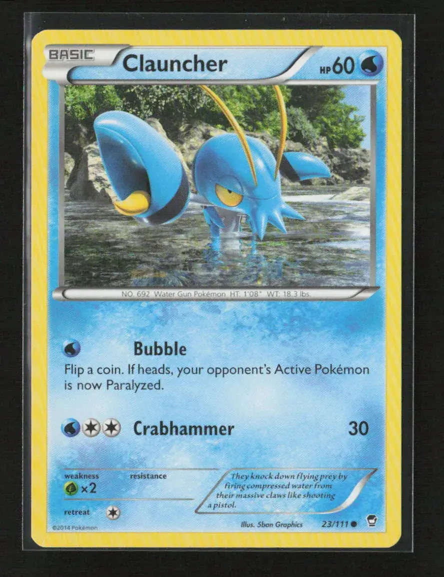 Clauncher Common Xy - Furious Fists 23/111 Mp 1