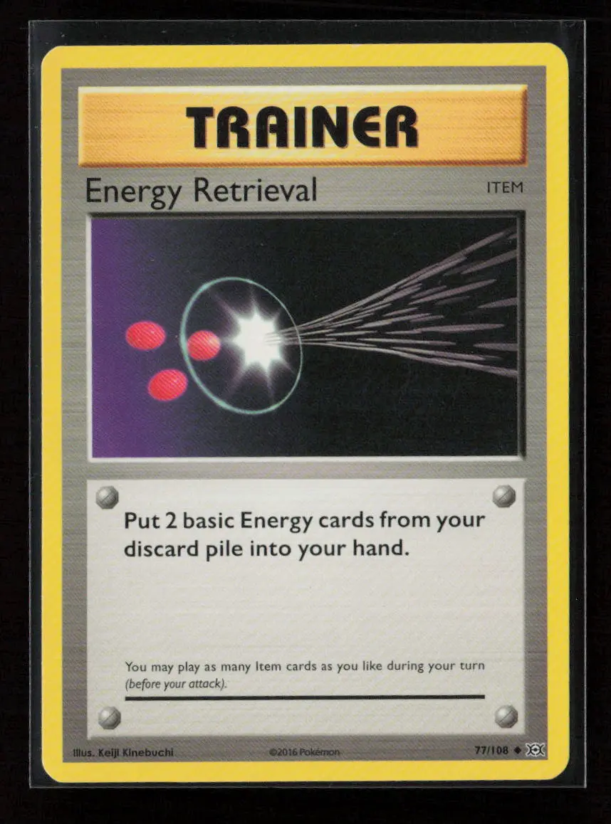 Energy Retrieval Uncommon Xy - Evolutions 77/108 Lp 1