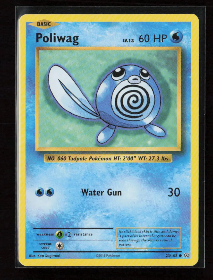 Poliwag Common Xy - Evolutions 23/108 Lp 1