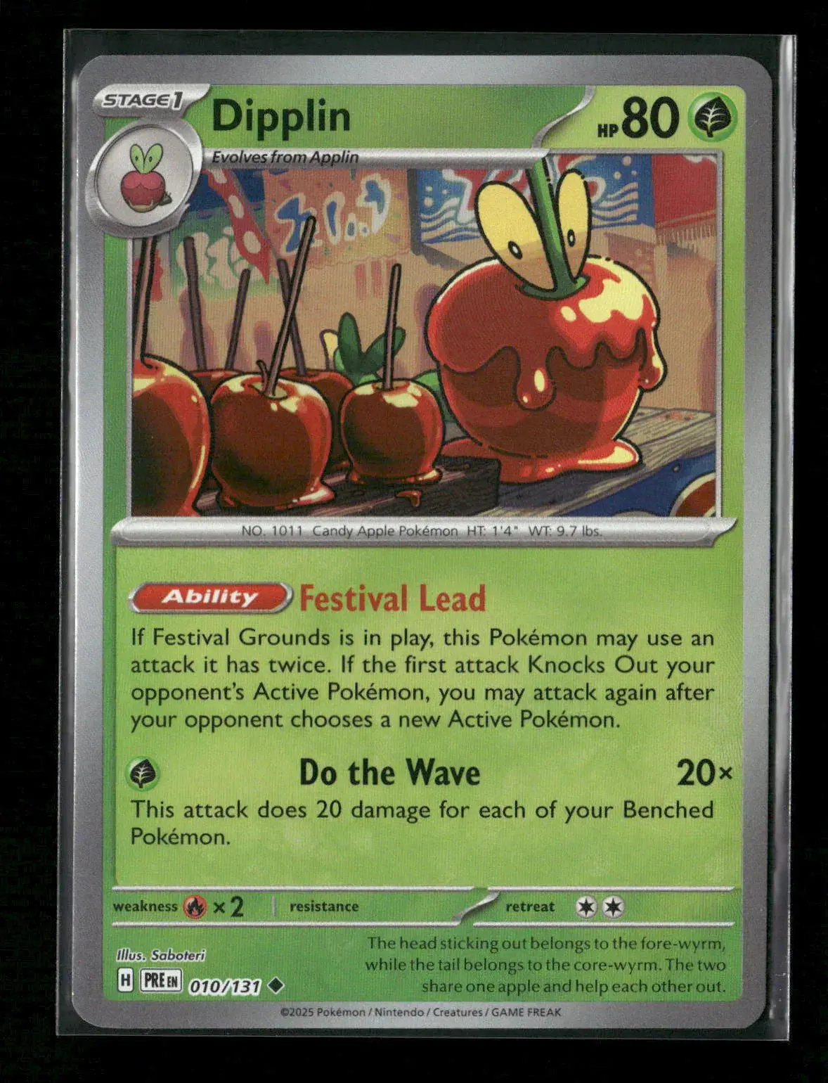 Dipplin (Master Ball Pattern) Uncommon Sv: Prismatic Evolutions 010/131 Nm 1