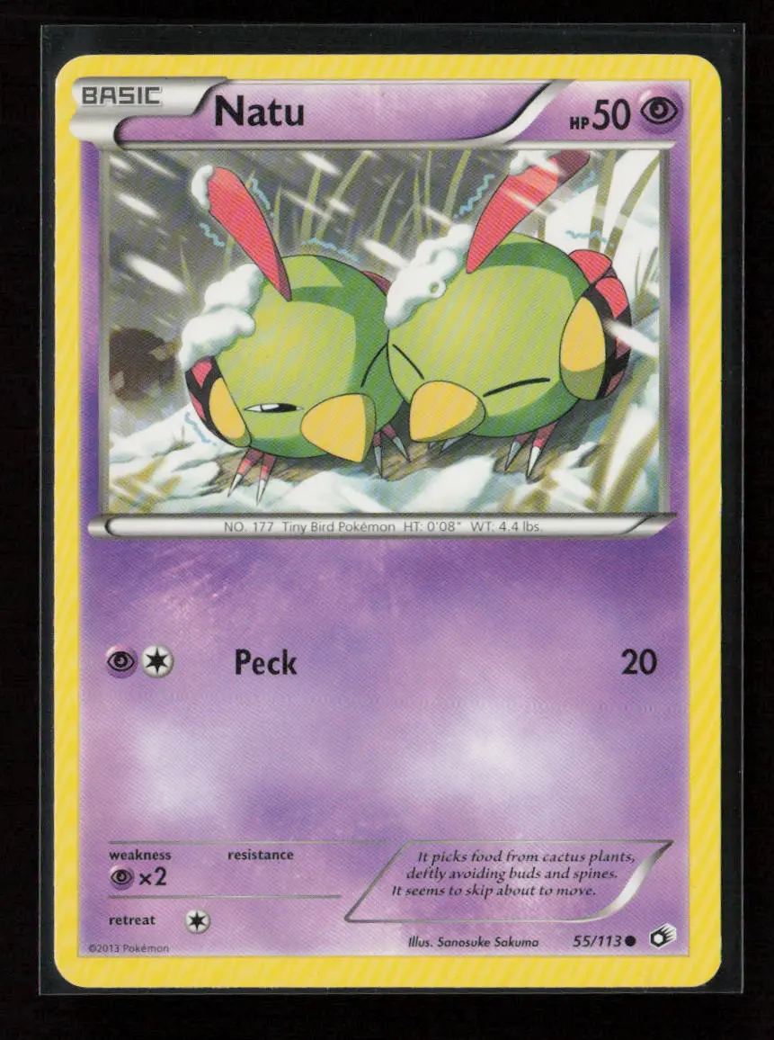 Natu Common Legendary Treasures 55/113 Lp 1