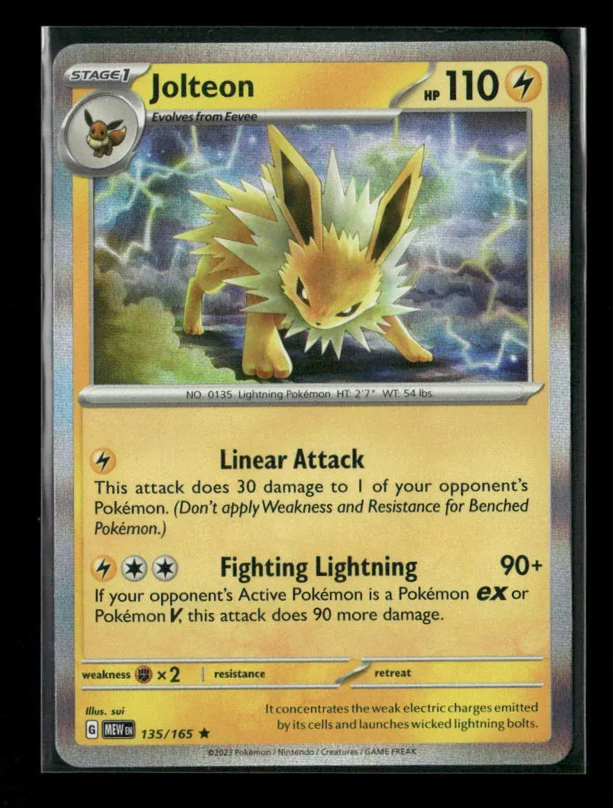 Jolteon Rare Sv: Prismatic Evolutions 029/131 Nm 1