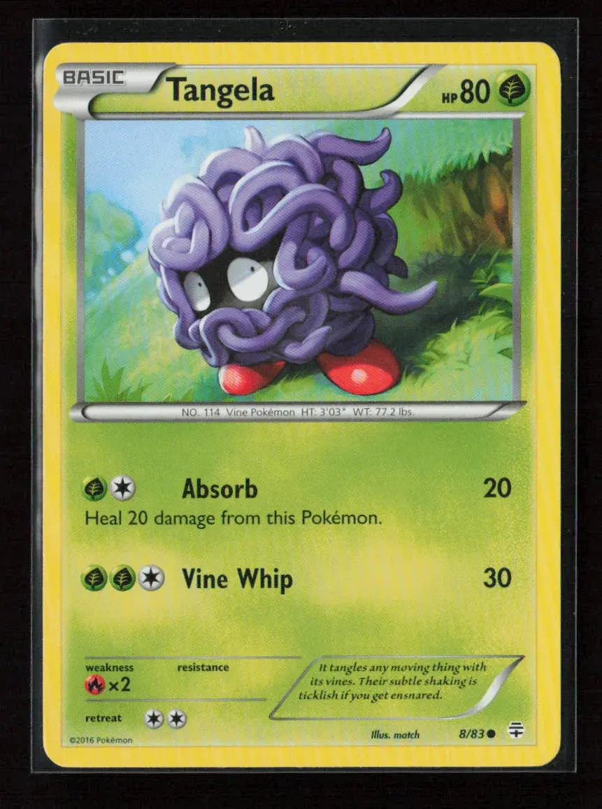 Tangela Common Generations 8/83 Lp 1