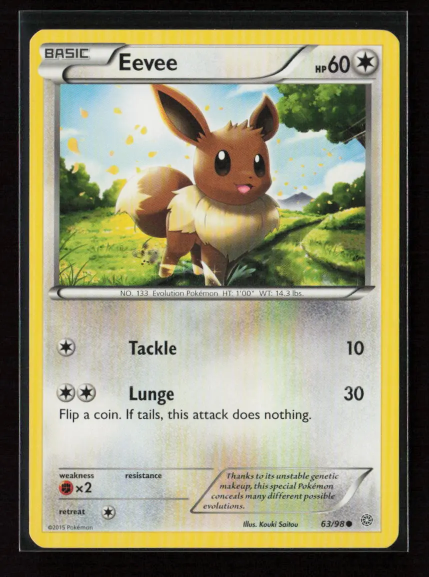 Eevee Common Xy - Ancient Origins 63/98 Lp 1