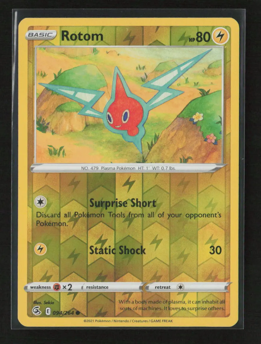 Rotom Common Swsh08: Fusion Strike 094/264 Lp 1