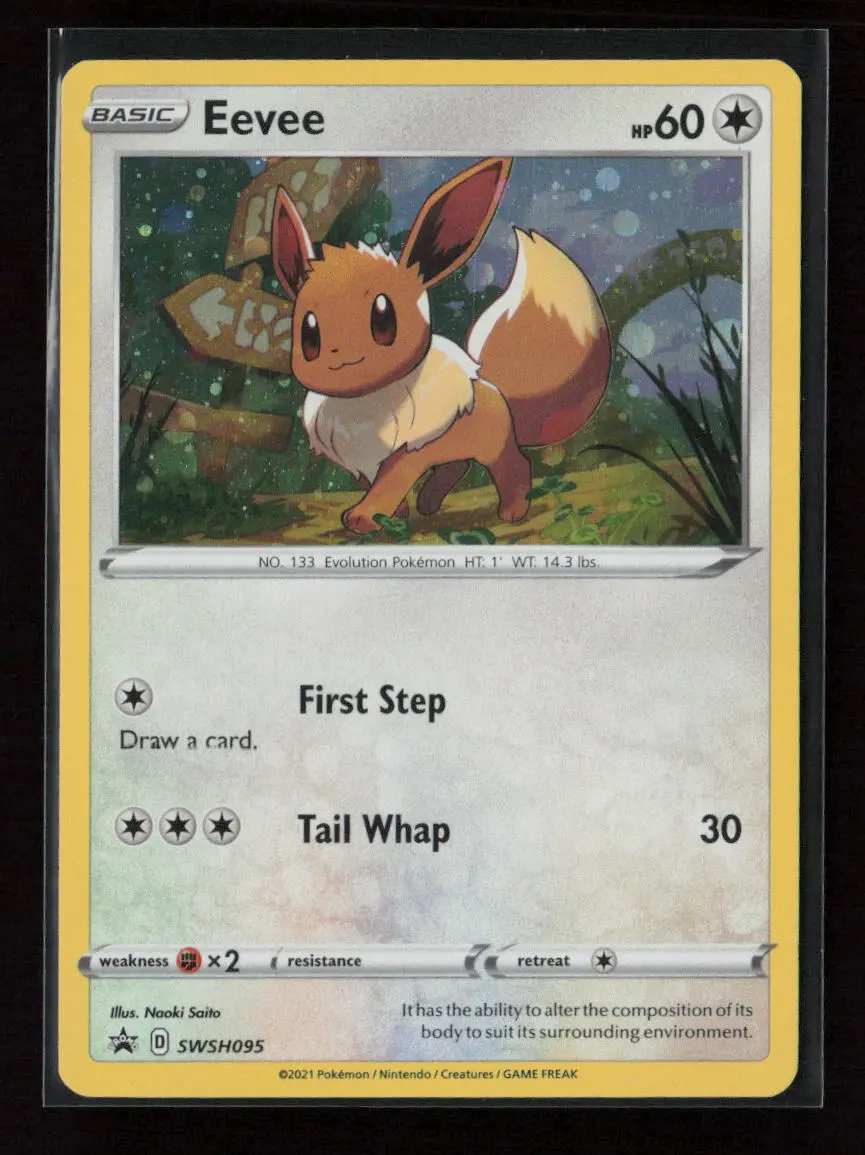 Eevee - Promo Swsh: Sword & Shield Promo Cards Swsh095 Nm 1