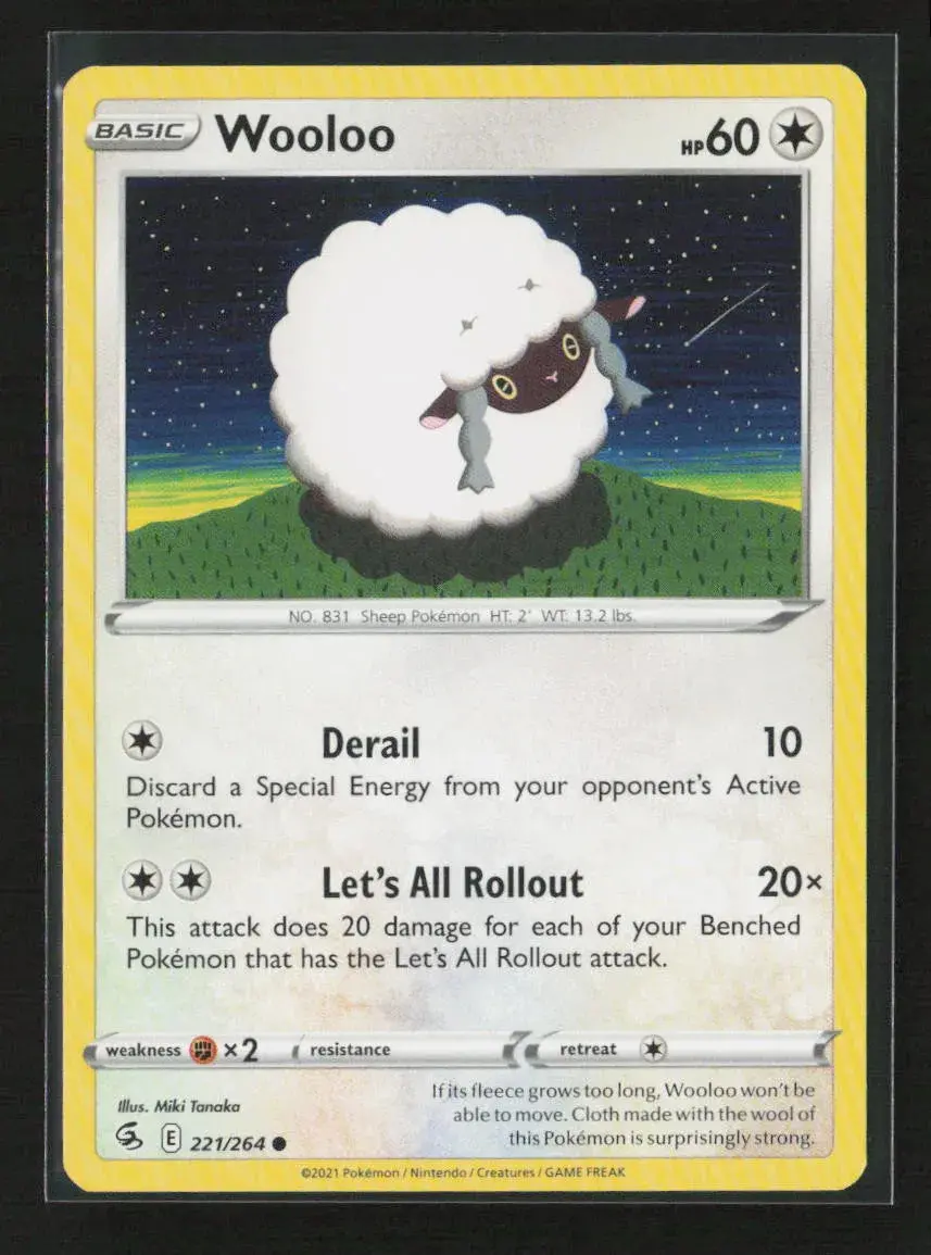 Wooloo (221) Common Swsh08: Fusion Strike 221/264 Nm 1