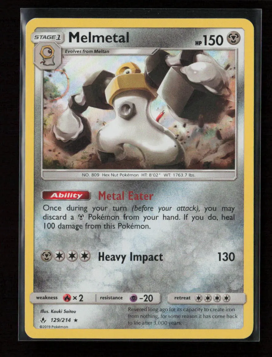 Melmetal Holo Rare Sm - Unbroken Bonds 129/214 Nm 1