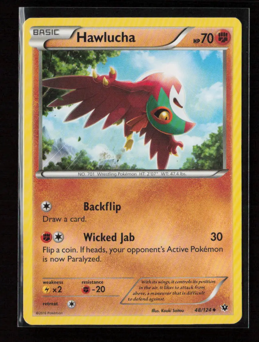 Hawlucha Uncommon Xy - Fates Collide 48/124 Lp 1