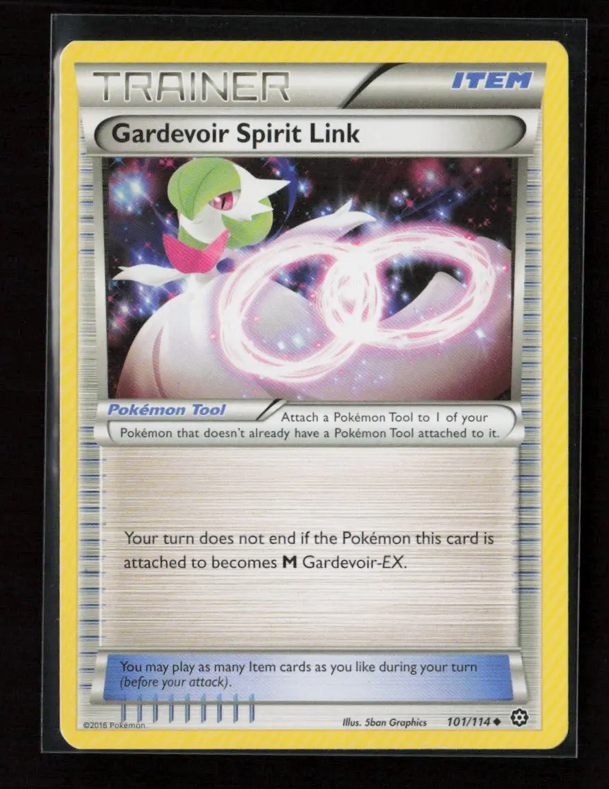 Gardevoir Spirit Link Uncommon Xy - Steam Siege 101/114 Lp 1