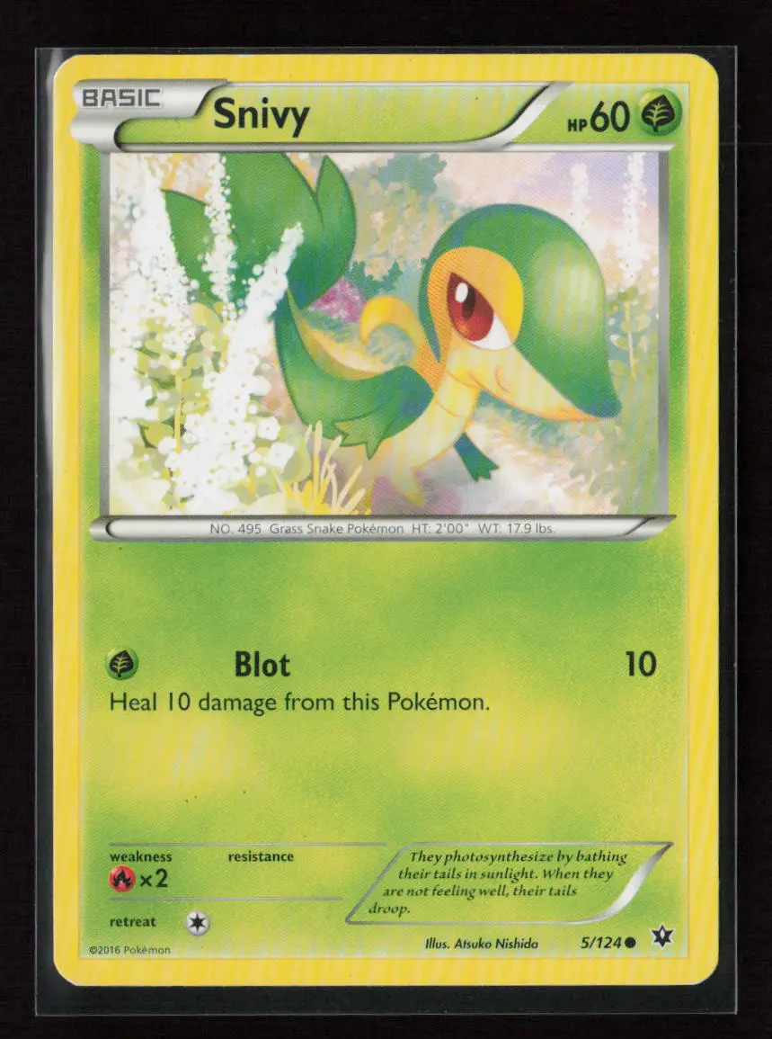 Snivy Common Xy - Fates Collide 5/124 Mp 1