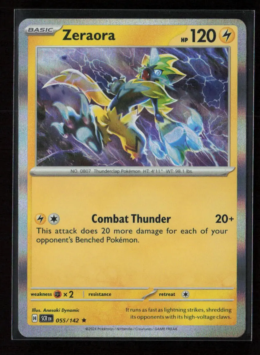 Zeraora - Rare Sv07: Stellar Crown 055/142 Nm 1