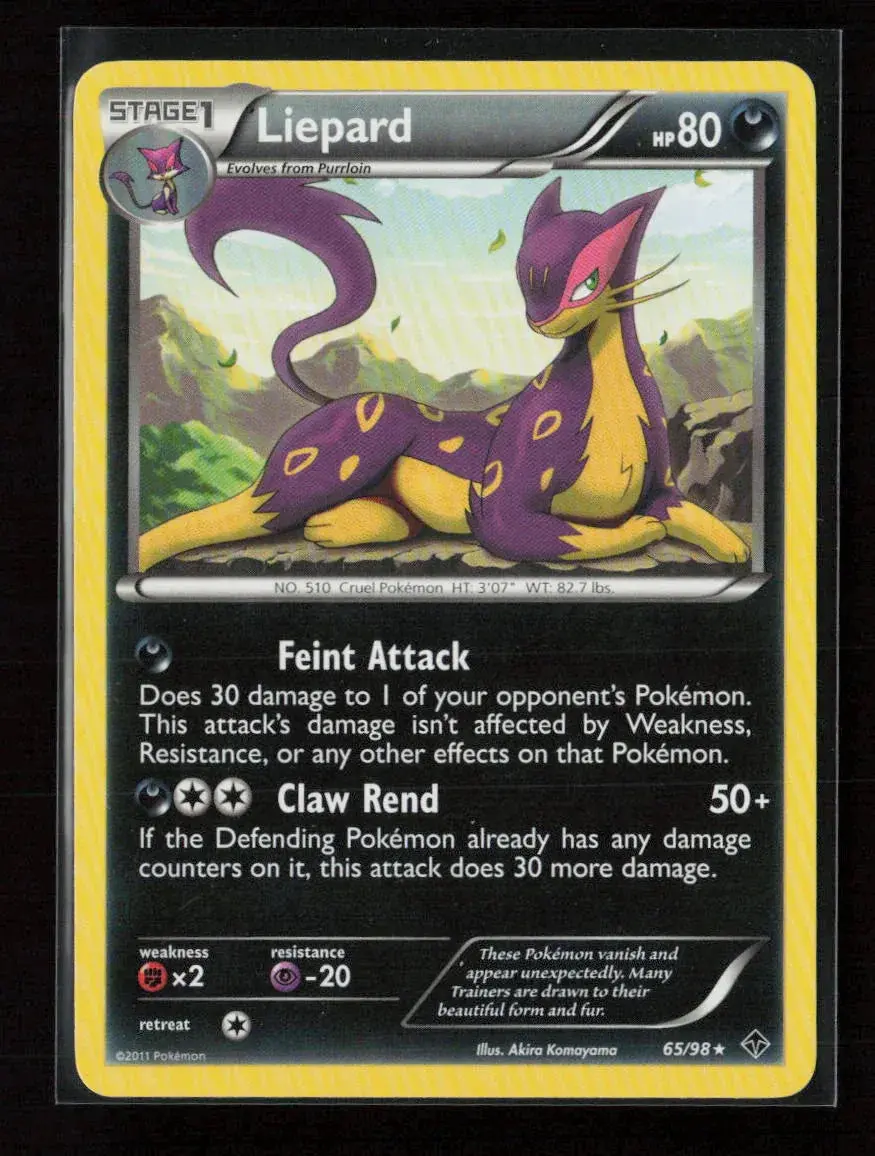 Liepard Rare Emerging Powers 65/98 Lp 1