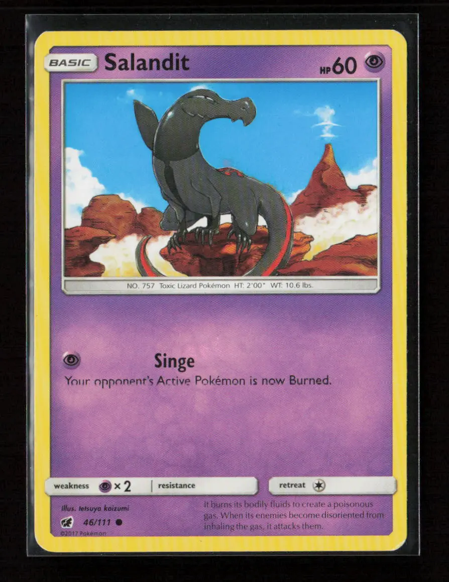 Salandit Common Sm - Crimson Invasion 46/111 Lp 1