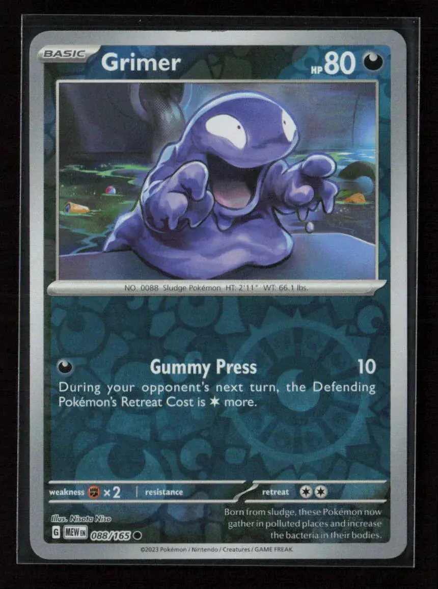 Grimer Common Sv: Scarlet & Violet 151 088/165 Nm 1