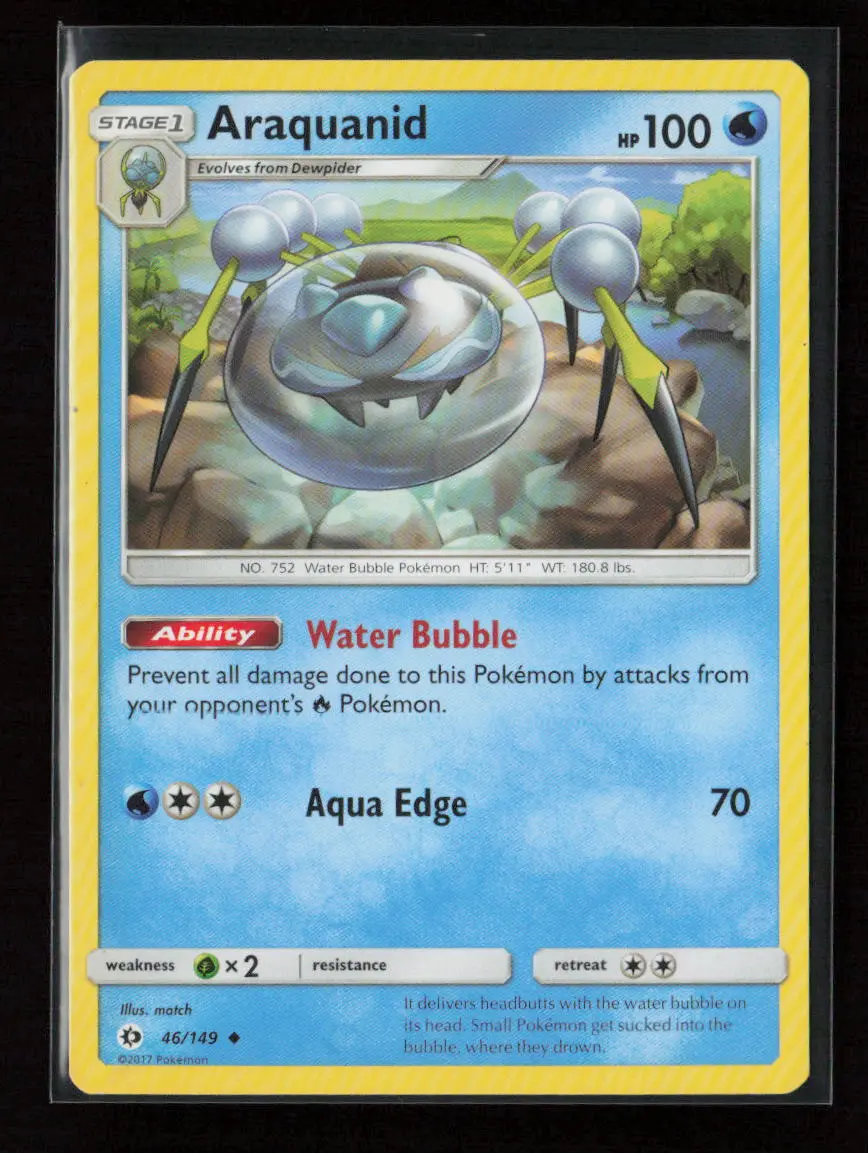 Araquanid Uncommon Sm Base Set 46/149 Lp 1
