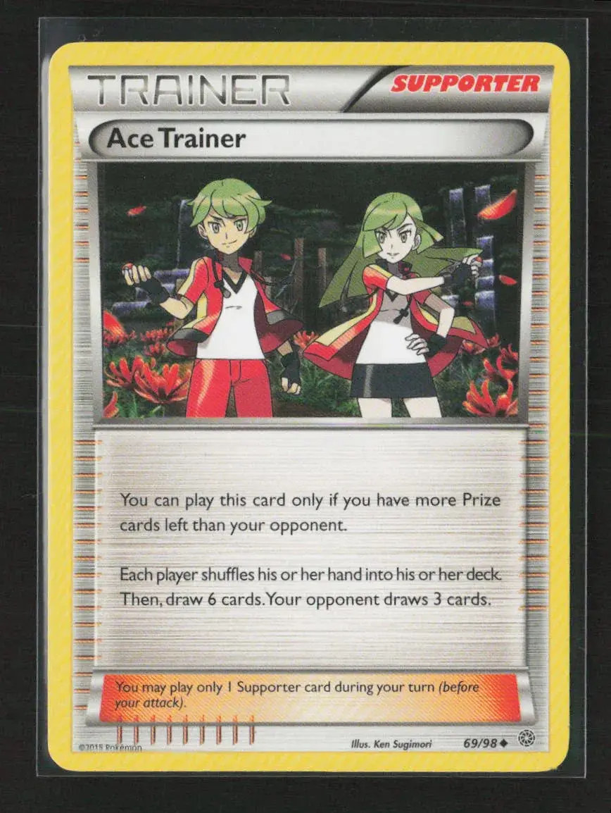 Ace Trainer Uncommon Xy - Ancient Origins 69/98 Nm 1