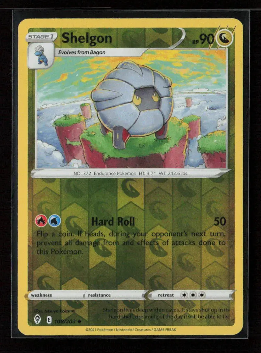 Shelgon Uncommon Swsh07: Evolving Skies 108/203 Nm 1