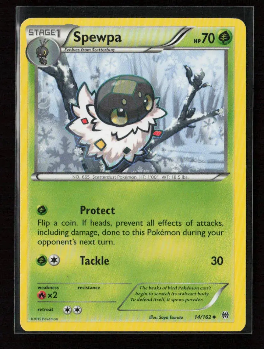 Spewpa Uncommon Xy - Breakthrough 14/162 Lp 1
