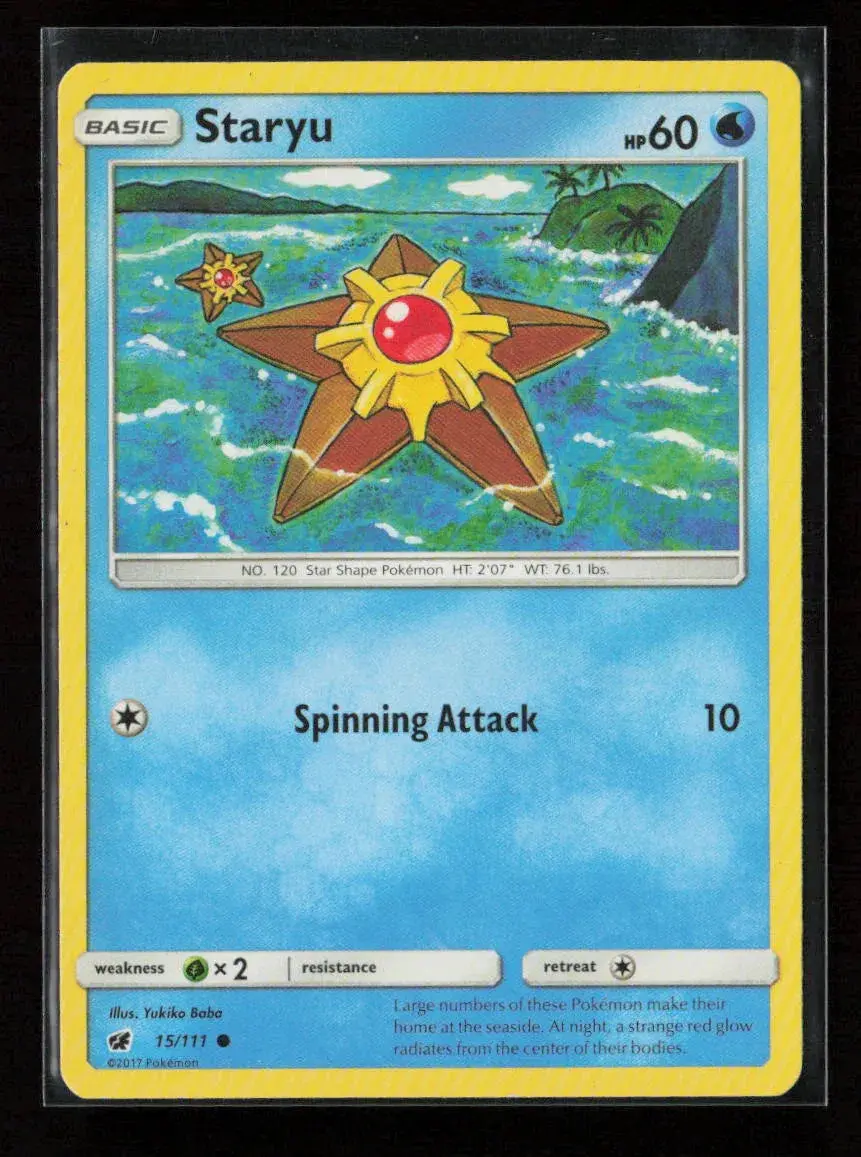 Staryu Common Sm - Crimson Invasion 15/111 Lp 1