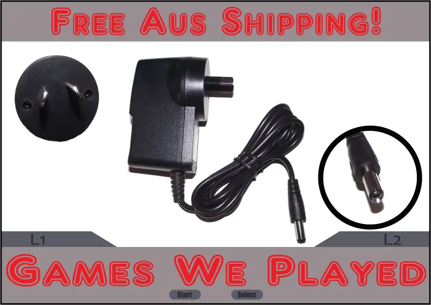 Ac Adapter Charger For Sega Mk-1602 Mega Cd Console Power Supply Au / Nz Plug 1
