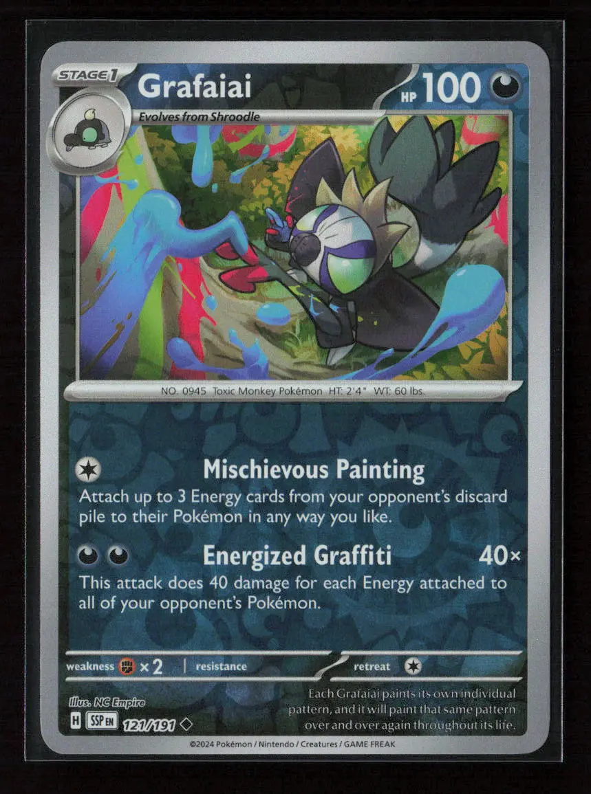 Grafaiai Uncommon Sv08: Surging Sparks 121/191 Nm 1