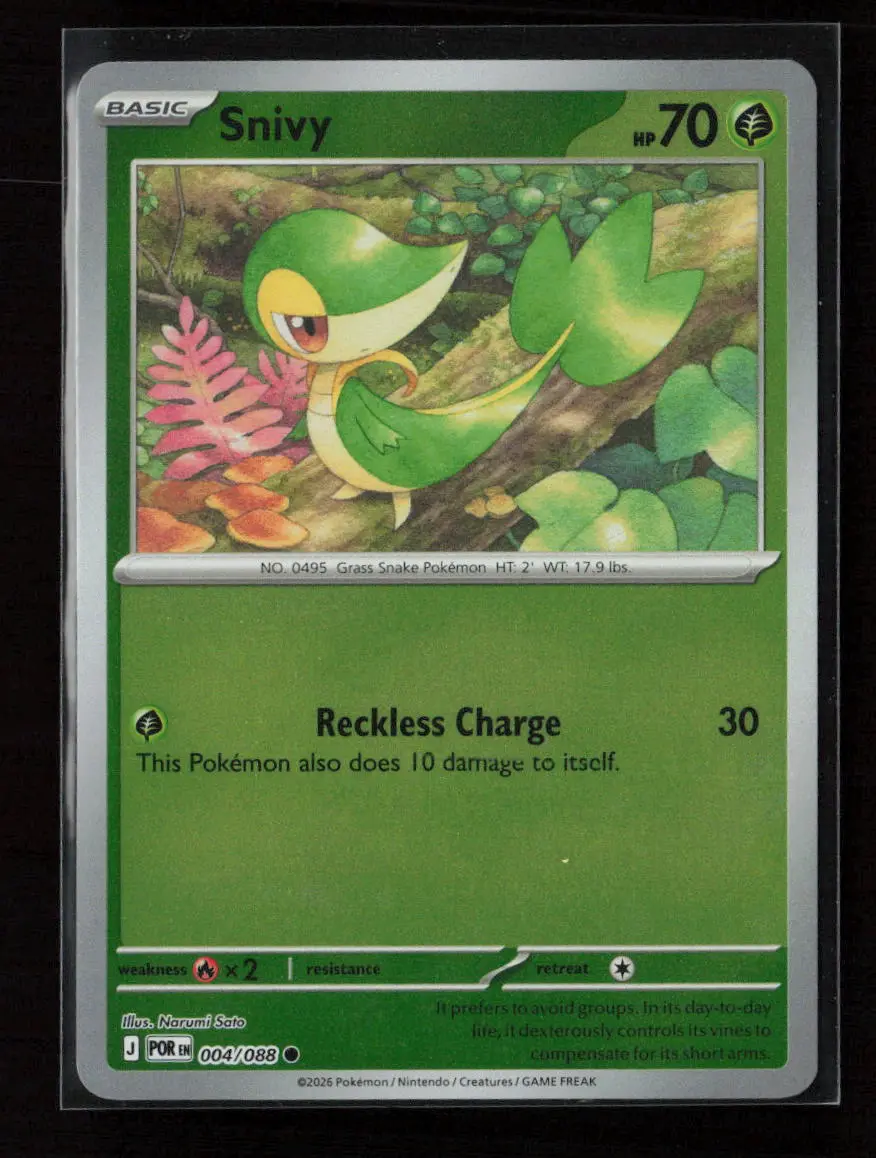 Snivy Common Me03: Perfect Order 004/088 Nm 1