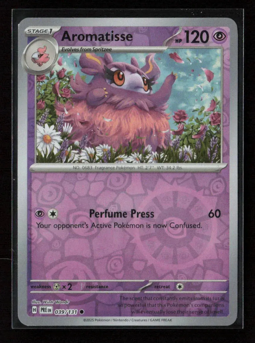 Aromatisse Common Sv: Prismatic Evolutions 039/131 Nm 1