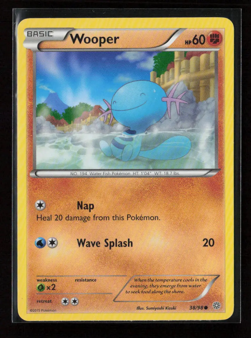 Wooper Common Xy - Ancient Origins 38/98 Lp 1
