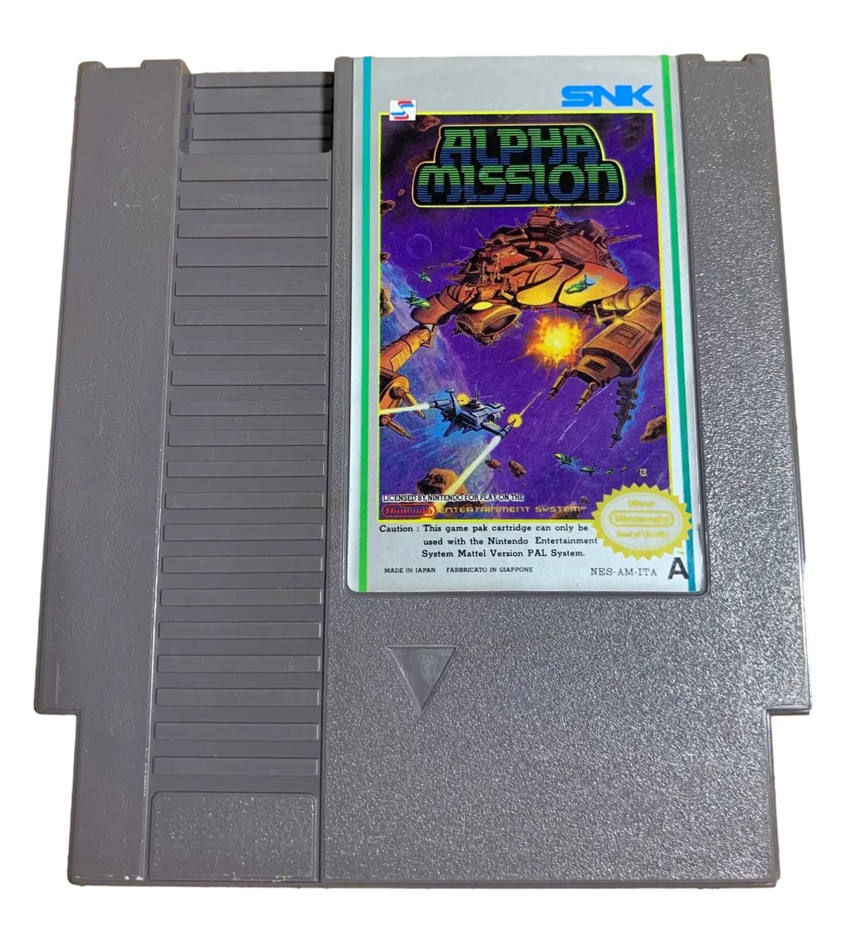 Alpha Mission Nintendo Nes Pal (Preowned) 1