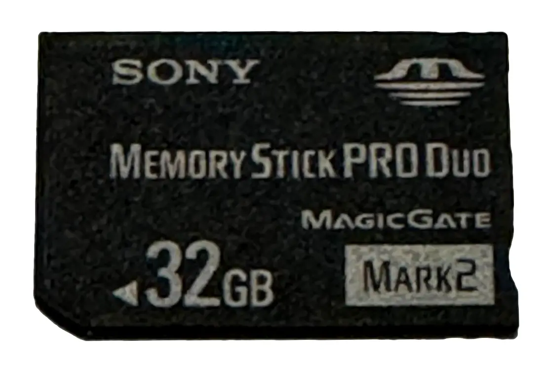 Sony 32Gb Sony Psp Memory Stick Pro Duo Mark 2 Memory Card Camera Cybershot (Preowned) 1