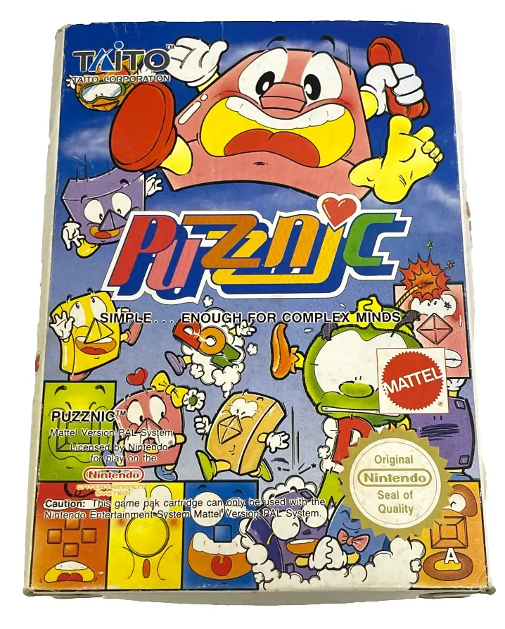 Puzznic Nintendo Nes Boxed Pal *No Manual* (Preowned) 1