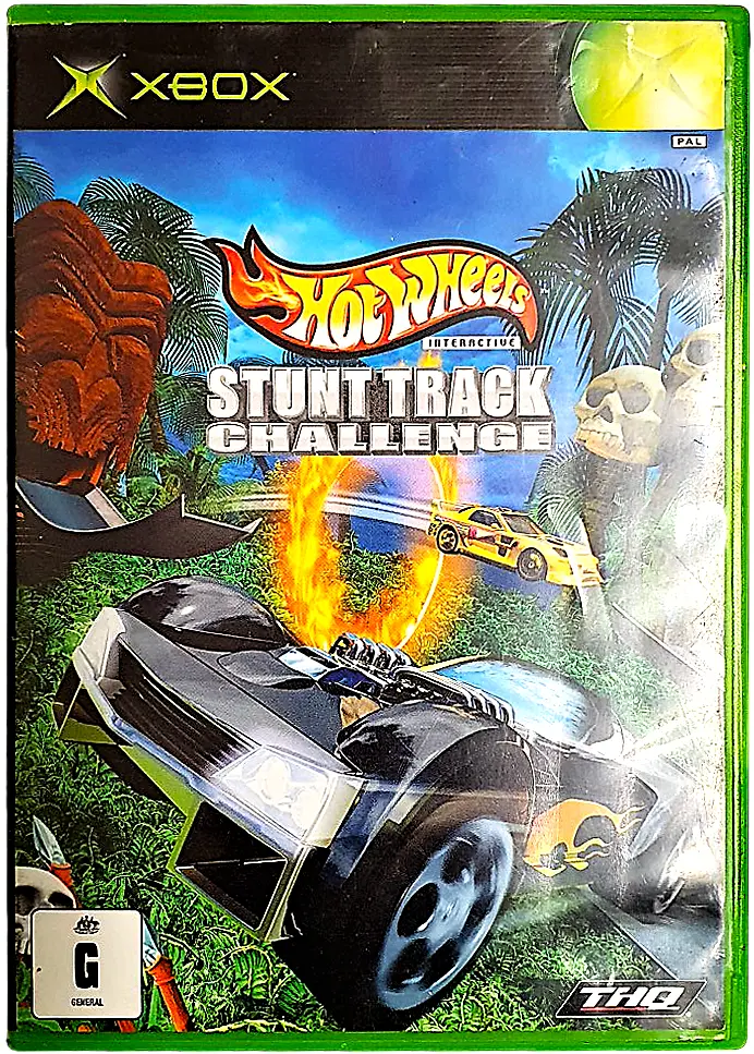 Hot Wheels Stunt Track Challenge Xbox Pal *No Manual* (Preowned) 1