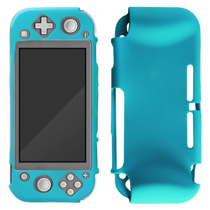 Full Silicone Cover For Switch Lite Console Skin Case Aqua Blue 1