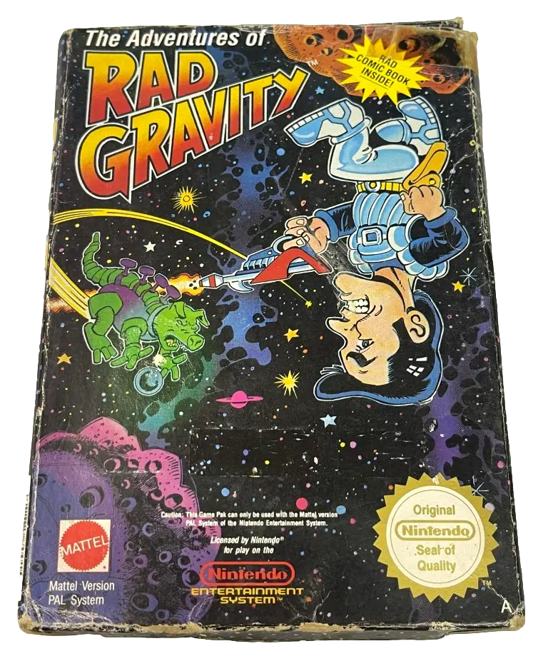 Rad Gravity Nintendo Nes Boxed Pal *No Manual* (Preowned) 1